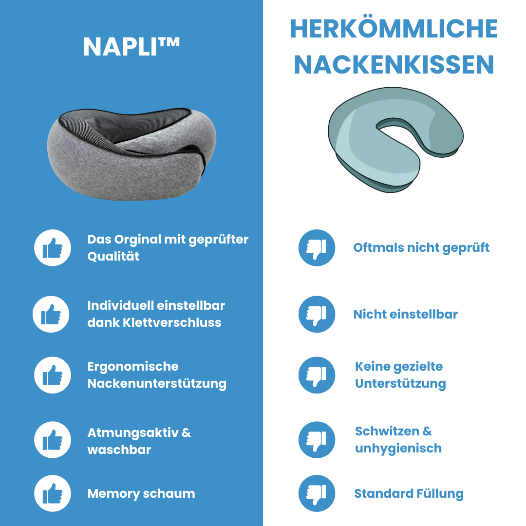 Napli™ - Das original Reisekissen